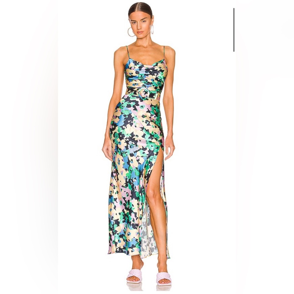 Floral Multicolor Maxi Dress